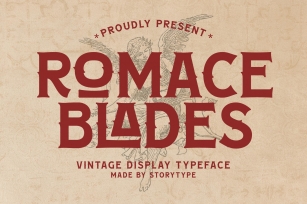 Romace Blades Font Download