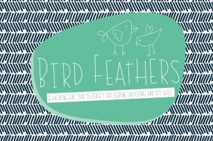 Bird Feathers Font Download