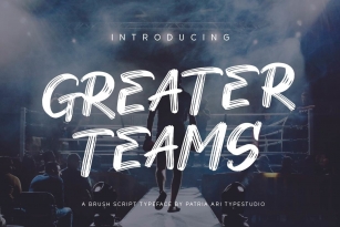 Greater Teams Font Download