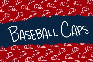 Baseball Caps Font Download