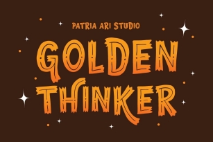 Golden Thinker Font Download