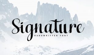 Signature Font Download