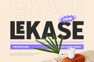 Lekase - Modern Font Font Download