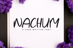 Nachum Brush Font Download