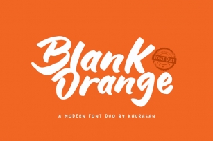 Blank Orange Font Download
