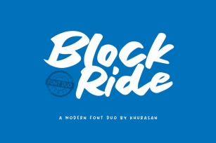 Block Ride Font Download