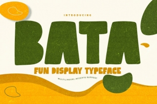 Bata - Display Fun Font Font Download
