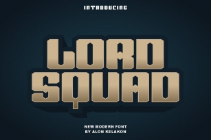 Lord Squad Font Download