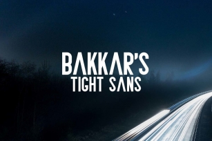Bakkar's Tight Sans Font Download