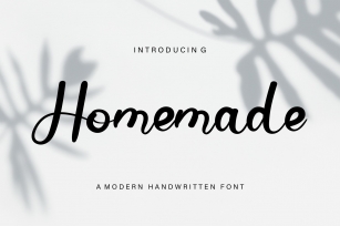 Homemade Font Download