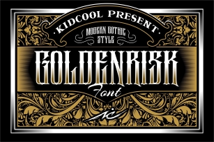 Goldenrisk Font Download