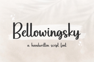 Bellowingsky Font Download