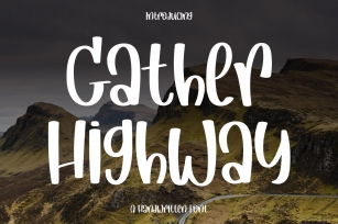 Gather Highway Font Download