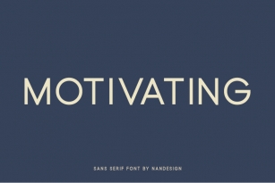Motivating Font Download