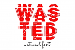 Wasted Font Download