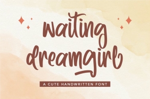 Waiting Dreamgirl Font Download