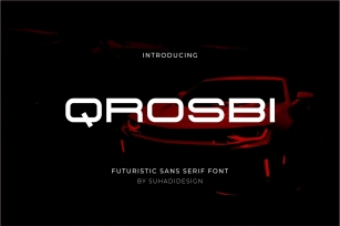 Qrosbi futuristic branding sans serif Font Download