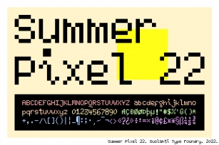 Summer Pixel 22 Font Download