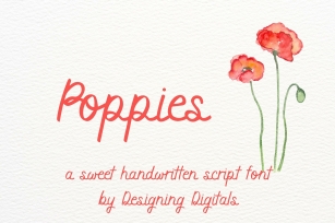 Poppies Font Download