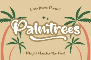 Palmtrees Font Download