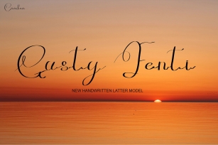 Gusty Fenti Font Download