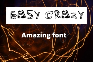 Easy Crazy Font Download