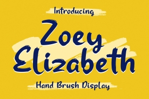 Zoey Elizabeth Font Download