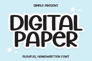 Digital Paper Font Download