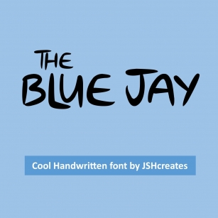 The Blue Jay Font Download