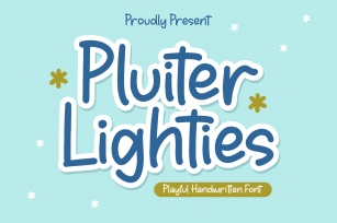 Pluiter Lighties Font Download
