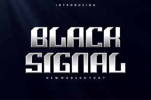 Black Signal Font Download