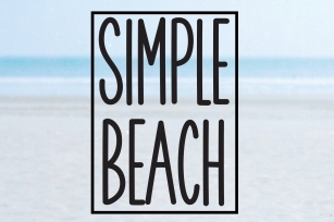 Simple Beach Font Download