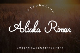 Aliaka rimon font Font Download