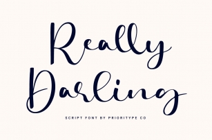 Really Darling Font Download