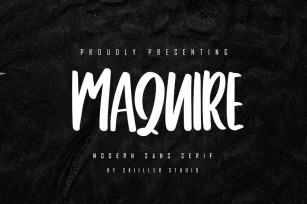 Maquire - Modern Sans Serif Font Download
