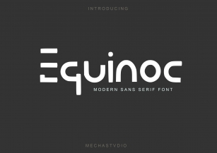 Equinoc Font Download