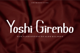 Yoshi Girenbo Font Download