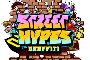 Street Hypes Graffiti Font Download