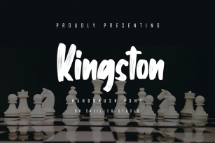 Kingston - Handbrush Font Font Download