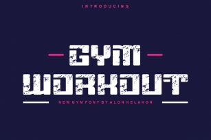 Gym Workout Font Download