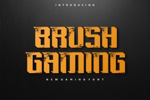 Brush Gaming Font Download