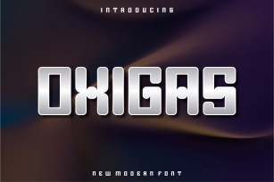 Oxigas Font Download