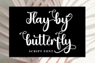 Flay by Butterfly Font Download