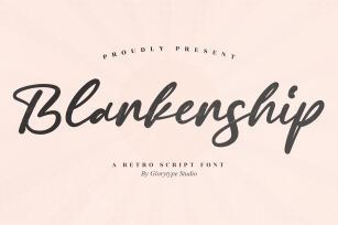 Blankenship Font Download