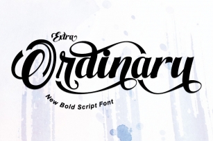 Extra Ordinary Font Download