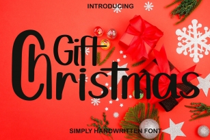 Gift Christmas Font Download