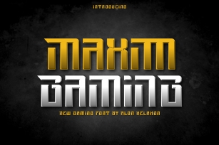 Maxim Gaming Font Download