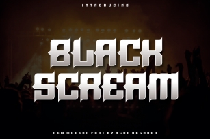 Black Scream Font Download