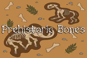 Prehistoric Bones Font Download