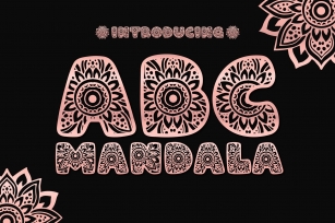 Abc Mandala Font Download